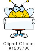 Bee Clipart #1209790 by Hit Toon