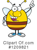 Bee Clipart #1209821 by Hit Toon