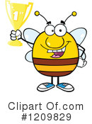 Bee Clipart #1209829 by Hit Toon