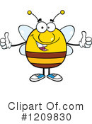 Bee Clipart #1209830 by Hit Toon