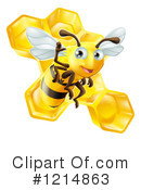 Bee Clipart #1214863 by AtStockIllustration