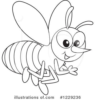 Bee Clipart #1229236 by Alex Bannykh
