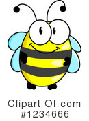 Bee Clipart #1234666 by Vector Tradition SM