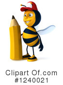 Bee Clipart #1240021 by Julos