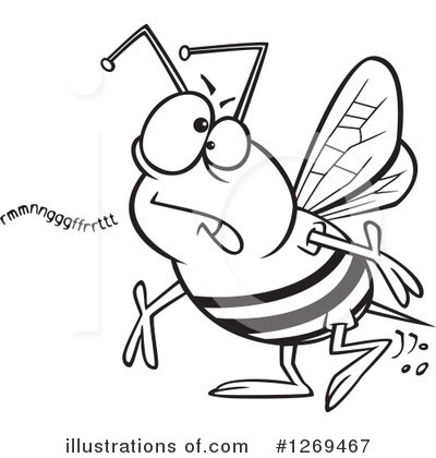 Bee Clipart #1269467 by toonaday