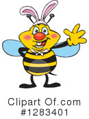 Bee Clipart #1283401 by Dennis Holmes Designs