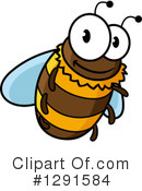 Bee Clipart #1291584 by Vector Tradition SM
