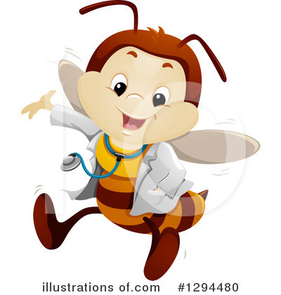 Bee Clipart #1294480 by BNP Design Studio