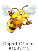 Bee Clipart #1299713 by AtStockIllustration