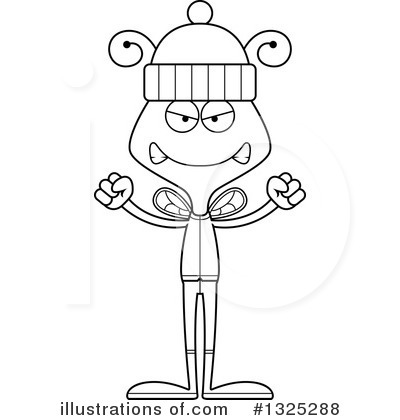 Royalty-Free (RF) Bee Clipart Illustration by Cory Thoman - Stock Sample #1325288