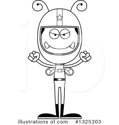 Royalty-Free (RF) Bee Clipart Illustration by Cory Thoman - Stock Sample #1325303