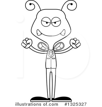Royalty-Free (RF) Bee Clipart Illustration by Cory Thoman - Stock Sample #1325327