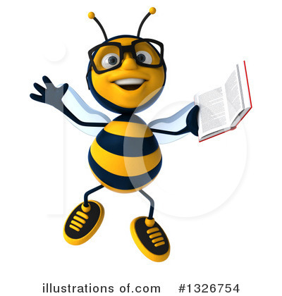 Royalty-Free (RF) Bee Clipart Illustration by Julos - Stock Sample #1326754