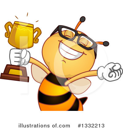 Bee Clipart #1332213 by BNP Design Studio