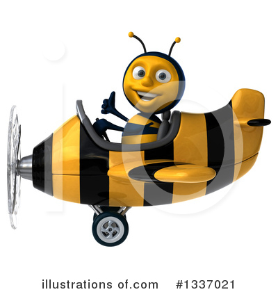Bee Character Clipart #1337021 by Julos
