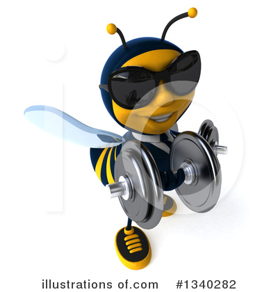 Business Bee Clipart #1340282 by Julos