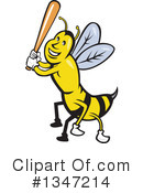 Bee Clipart #1347214 by patrimonio