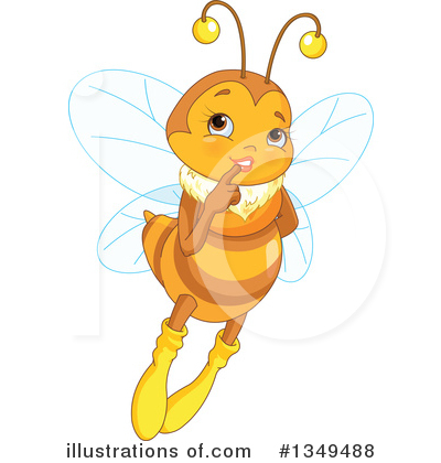 Bee Clipart #1349488 by Pushkin