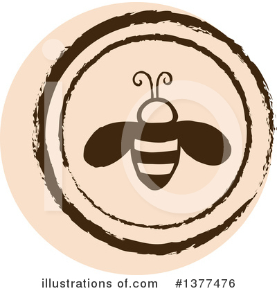 Royalty-Free (RF) Bee Clipart Illustration by Cherie Reve - Stock Sample #1377476