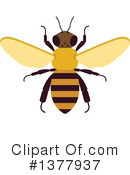 Bee Clipart #1377937 by Vector Tradition SM