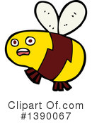 Bee Clipart #1390067 by lineartestpilot