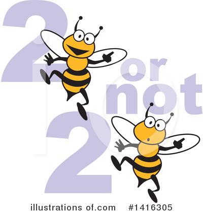 Bee Clipart #1416305 by Johnny Sajem