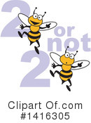 Bee Clipart #1416305 by Johnny Sajem