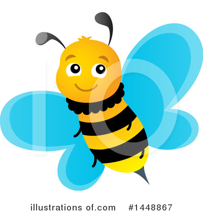 Bee Clipart #1448867 by visekart