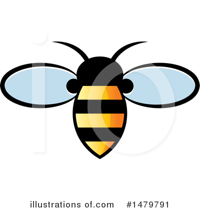 Royalty-Free (RF) Bee Clipart Illustration by Lal Perera - Stock Sample #1479791