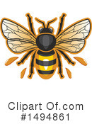 Bee Clipart #1494861 by Vector Tradition SM