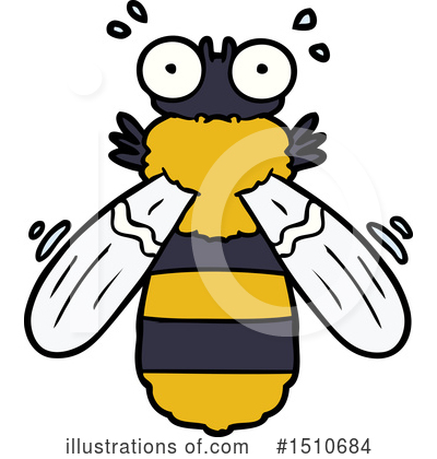 Royalty-Free (RF) Bee Clipart Illustration by lineartestpilot - Stock Sample #1510684