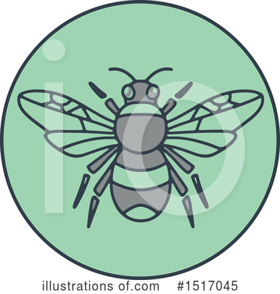 Bumble Bee Clipart #1517045 by patrimonio