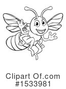 Bee Clipart #1533981 by AtStockIllustration