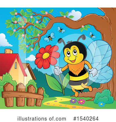 Bees Clipart #1540264 by visekart