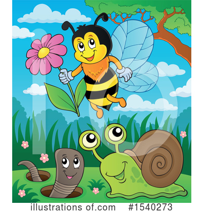 Bees Clipart #1540273 by visekart