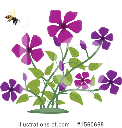 Royalty-Free (RF) Bee Clipart Illustration by Vector Tradition SM - Stock Sample #1560668