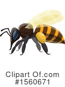 Bee Clipart #1560671 by Vector Tradition SM