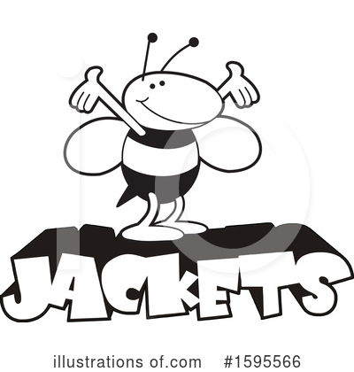 Bee Clipart #1595566 by Johnny Sajem