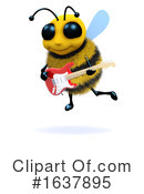 Bee Clipart #1637895 by Steve Young