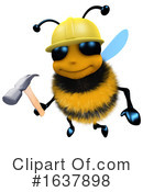 Bee Clipart #1637898 by Steve Young