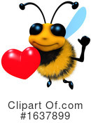 Bee Clipart #1637899 by Steve Young