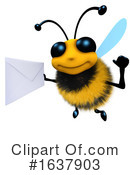 Bee Clipart #1637903 by Steve Young