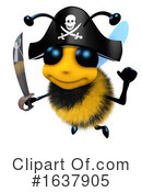 Bee Clipart #1637905 by Steve Young