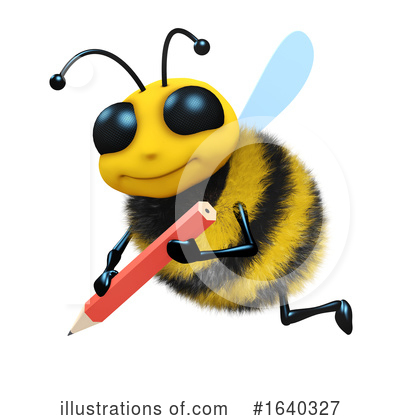 Royalty-Free (RF) Bee Clipart Illustration by Steve Young - Stock Sample #1640327