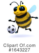 Bee Clipart #1643227 by Steve Young