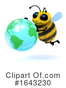 Bee Clipart #1643230 by Steve Young