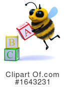 Bee Clipart #1643231 by Steve Young
