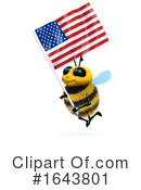 Bee Clipart #1643801 by Steve Young