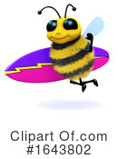 Bee Clipart #1643802 by Steve Young