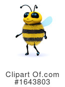 Bee Clipart #1643803 by Steve Young